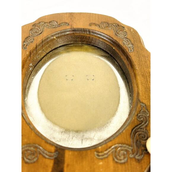 Vtg Woodsmen Inc. Minnetonka MN Country Wood Picture Frame Mirrored Opening - Picture 2 of 5